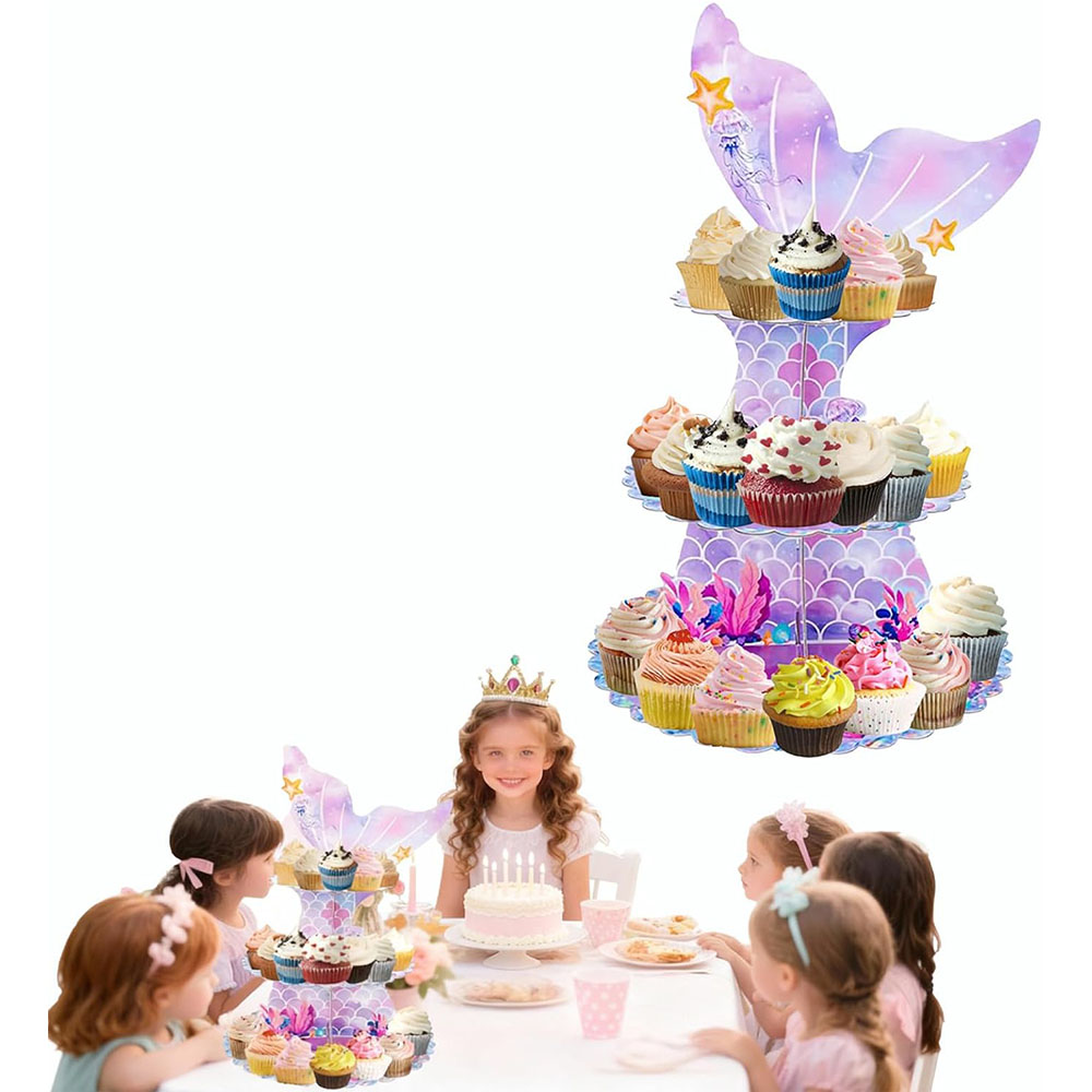 Cupcake Stand Tier - Soporte para Cupcakes de 3 Niveles