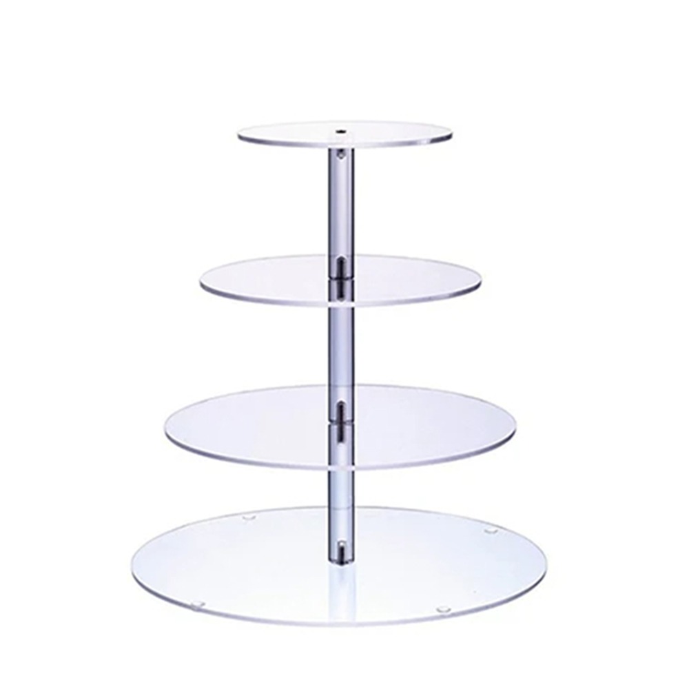 Cupcake Stand Tier - Soporte acrílico transparente para magdalenas, diseño