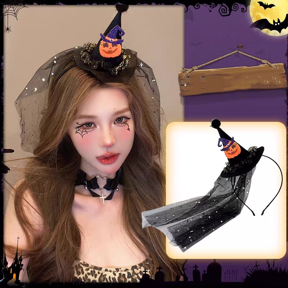 Party Hat Cone - Diadema de Halloween con diseño de