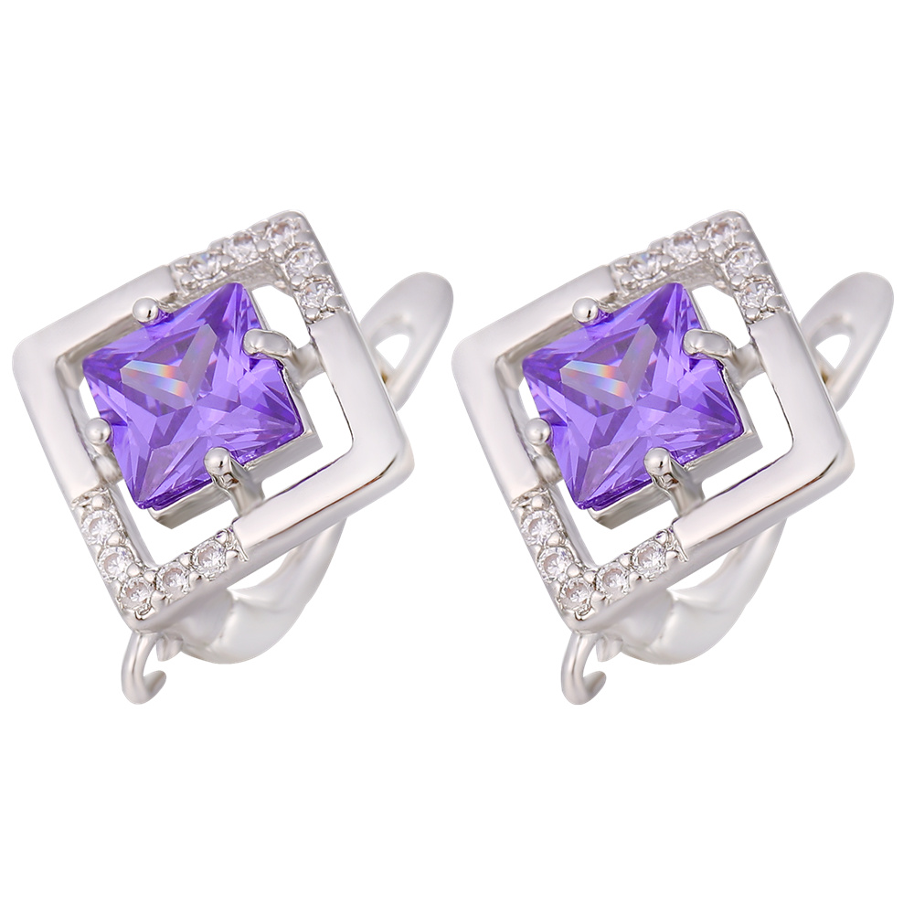 Event Suppliers - Juya-pendientes de aro chapados en oro