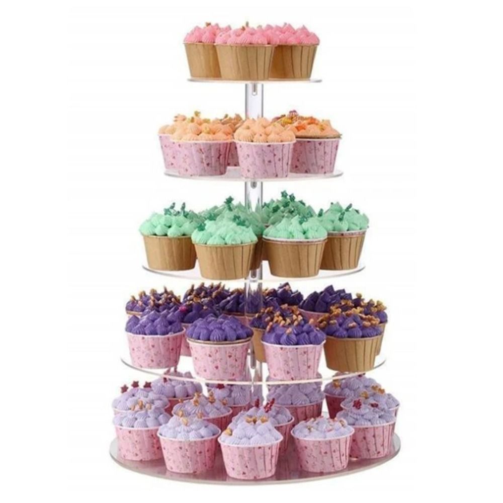 Soporte acrílico transparente  - Cupcake Stand Tier reseña y precio