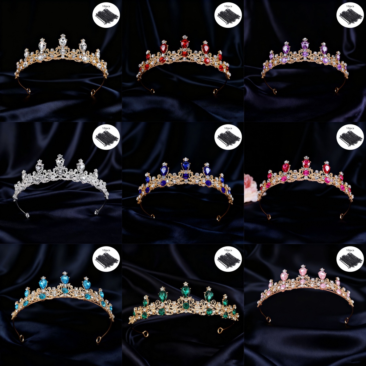 Tiara nupcial vintage con pedr - Event & Party Supply Photos reseña y precio