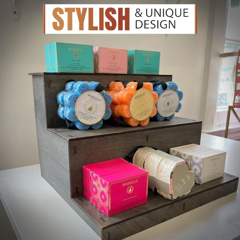 Soporte de Madera Natural para - Cupcake Stand Tier reseña y precio