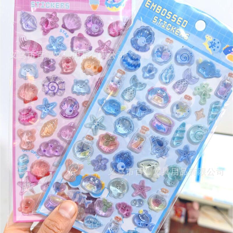 Pegatinas 3D de Conchas Marina - Supply Event reseña y precio