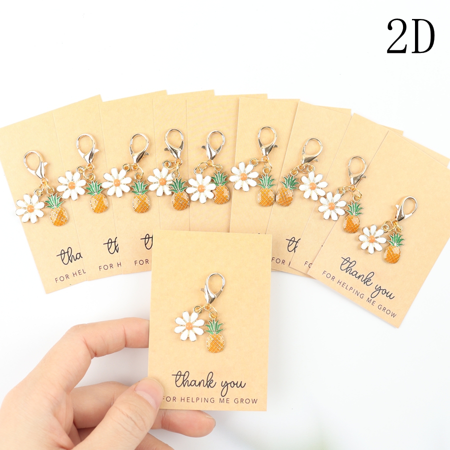 10 mini llaveros de piña, con  - Event Party reseña y precio