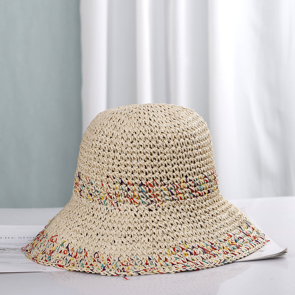 Sombrero de paja de estilo boh - Paper Straw Color reseña y precio